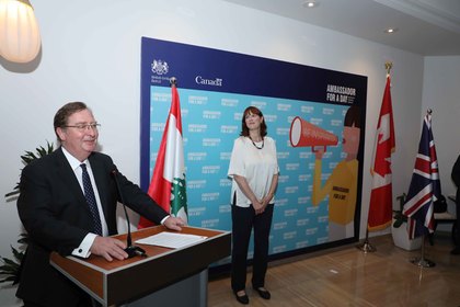 Bulgaria supports the Ambassador For A Day Initiative in Beirut